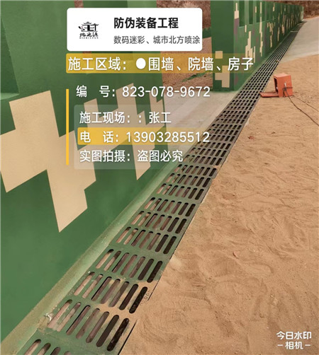 舒兰 例如在抖音上有“迷彩墙，外围墙面挡 - 星空数码迷彩漆施工队