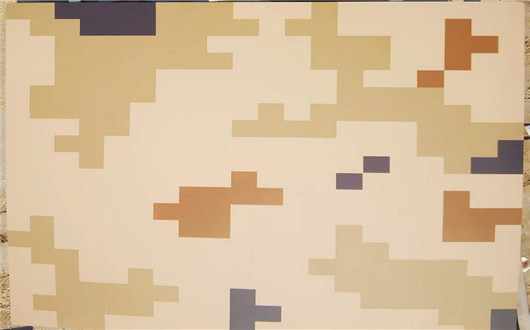 舒兰荒漠迷彩漆喷涂